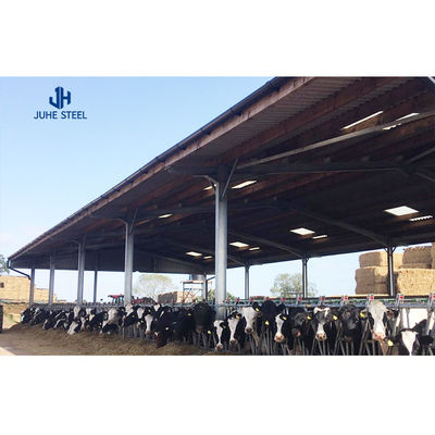 Q235B/Q345B Estructura de acero con bajo contenido de carbono Casa de cerdo prefabricada