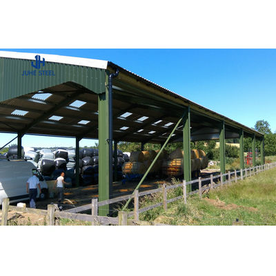 Q235B/Q345B Estructura de acero con bajo contenido de carbono Casa de cerdo prefabricada