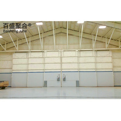 Estructura de acero prefabricada pintada Almacén/taller/hangar/salón con gran espacio