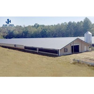 Conjunto de estructuras prefabricadas de acero para cobertizo de heno Q235/Q235B/Q355/Q355B