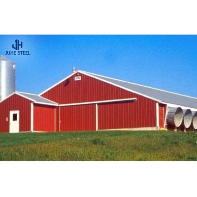 Conjunto de estructuras prefabricadas de acero para cobertizo de heno Q235/Q235B/Q355/Q355B