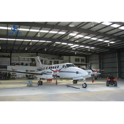 Q235B/Q345B Diseño del marco del hangar de acero de bajo carbono para la construcción de edificios de acero
