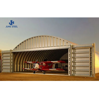 Q235B/Q345B Diseño del marco del hangar de acero de bajo carbono para la construcción de edificios de acero