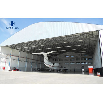 Q235B/Q345B Diseño del marco del hangar de acero de bajo carbono para la construcción de edificios de acero