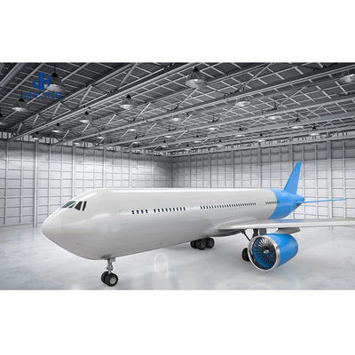 Cuadro espacial de aviones de hangar Techo para AiSi Estándar de acero de la estructura de aviones de hangar cobertizo
