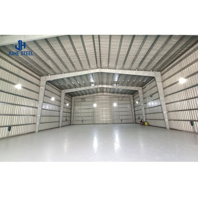 Cuadro espacial de aviones de hangar Techo para AiSi Estándar de acero de la estructura de aviones de hangar cobertizo