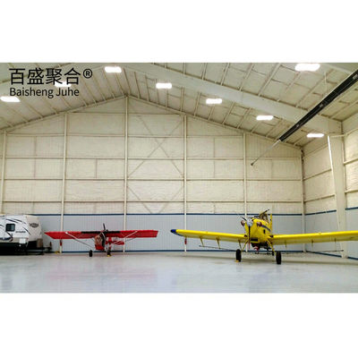 Estrutura de acero de viga de acero sólida en forma de H. Hangar de aeronaves modular