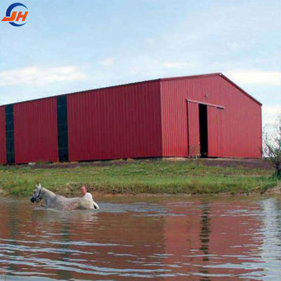 Fabricación de estructuras de acero Construcción Casa de pollos para cabras refugio Granja avícola