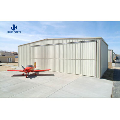 Q235B/Q345B Acero prefabricado de bajo contenido de carbono y marco de metal ligero Construcción de hangares de aeronaves