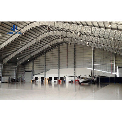 Q235B/Q345B Acero prefabricado de bajo contenido de carbono y marco de metal ligero Construcción de hangares de aeronaves