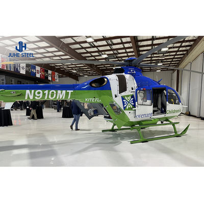 Q235B/Q345B Acero prefabricado de bajo contenido de carbono y marco de metal ligero Construcción de hangares de aeronaves