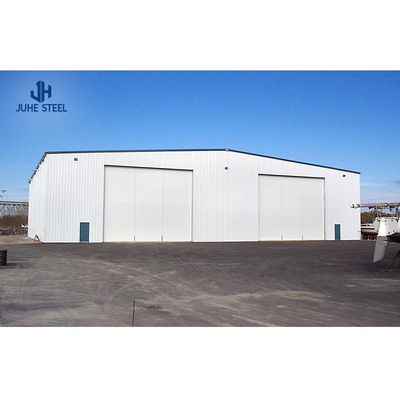 Garage prefabricado para Mental Estrutura de acero Tiendas de campaña Hangar de aviones 2023 Puerta corredera