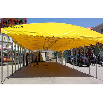 Tenda de techo elevadora de acero retráctil para el verano