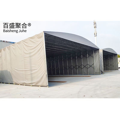 Tenda de marco de metal móvil para aparcamiento de automóviles grandes