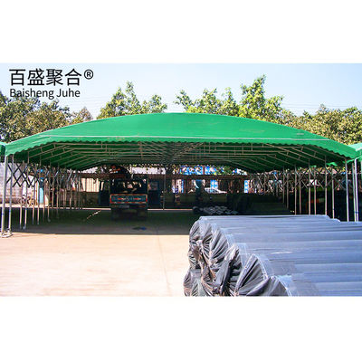 Al aire libre del cobertizo de coches Pull One Push Up Instantánea de techo plegable con tolerancia ± 1% de material de acero