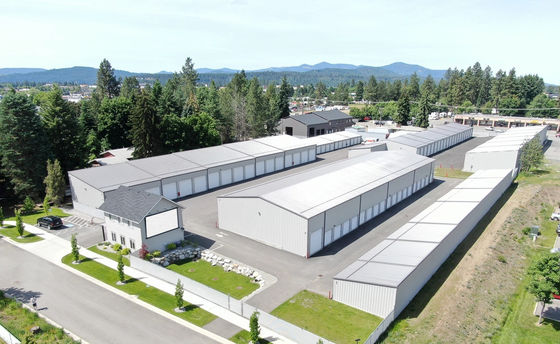 Estructura de acero de aluminio de aleación de ventana garaje para la construcción de edificios convenientes