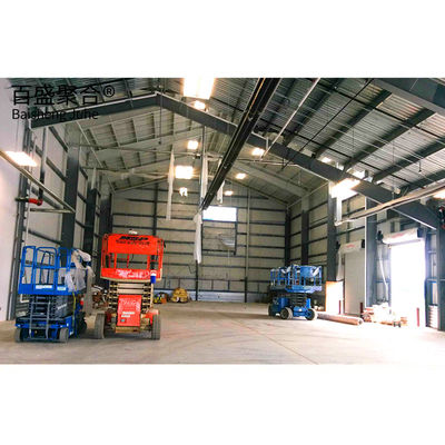 Servicio de desenrollamiento Q235B/Q345B Edificio comercial prefabricado de acero de bajo carbono