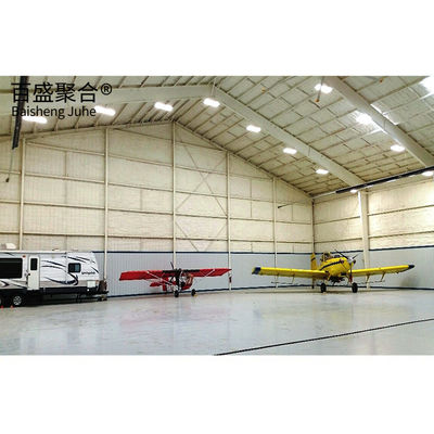Taller de acero Hangar de aviones prefabricado Almacén con estructura de acero ligero
