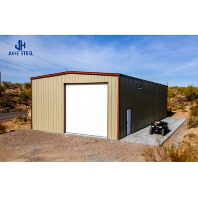 Q235B/Q345B Acero bajo en carbono 100*100*9m Almacén prefabricado de acero para taller de hangares