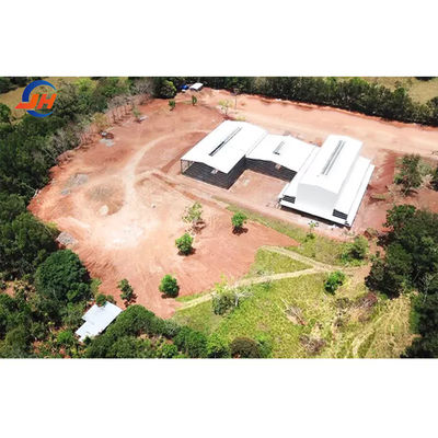 Cuadro de acero de gran envergadura de peso ligero Almacén prefabricado para oficinas, hoteles o almacenes