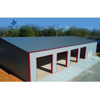Construcción prefabricada de acero ligero Garage/Shed Tolerancia ± 1% para una solución perfecta de estacionamiento