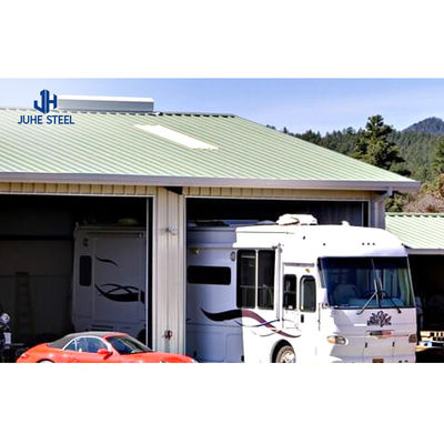 Construcción prefabricada de acero ligero Garage/Shed Tolerancia ± 1% para una solución perfecta de estacionamiento