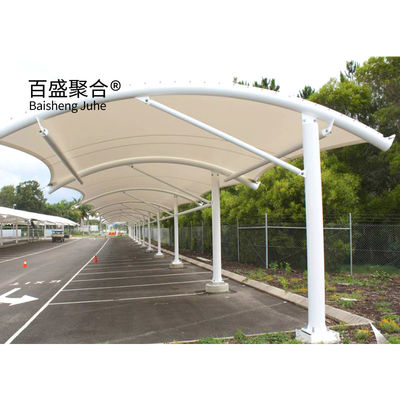 Moderno impermeable flexible impermeable al viento PVDF PTFE estructura de membrana puertas de seguridad diseño de carpa