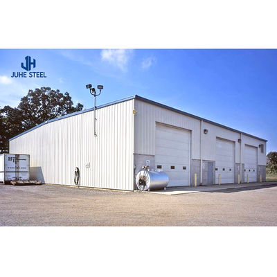 Almacén de estructura de acero estándar GB para la impermeabilización contra incendios de los cobertizos modernos en Qingdao