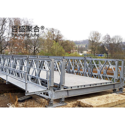 Puente para peatones de metal Puente para peatones de acero Para una sola vía Ancho de 4,2 m