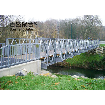 Puente para peatones de metal Puente para peatones de acero Para una sola vía Ancho de 4,2 m