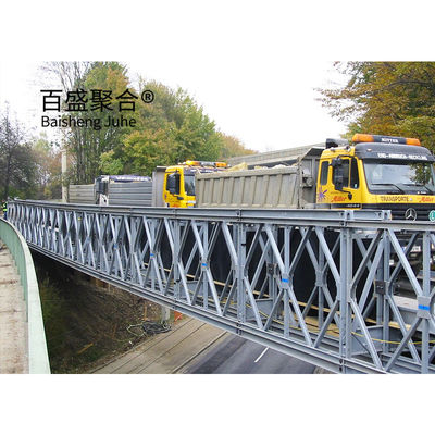 Puente para peatones de metal Puente para peatones de acero Para una sola vía Ancho de 4,2 m