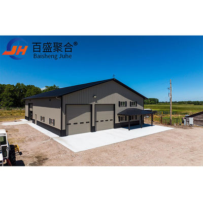 Venta de estructura de acero ligero marco prefabricado de construcción garaje de metal con ± 1% de tolerancia