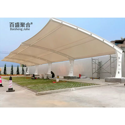 Cubierta de lluvia exterior Carport estructura de membrana de aluminio carparking tienda de campaña para la fiesta