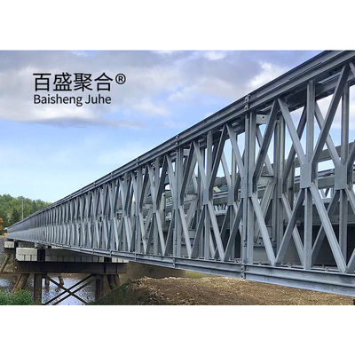 Puente para peatones de metal Puente para peatones de acero Para una sola vía Ancho de 4,2 m