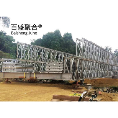 Puente peatonal de acero HD200 Puente para doble carril 7.35m de ancho