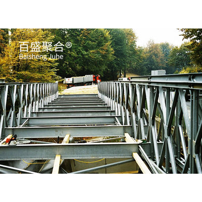 Puente de construcción rápida de truss Bailey con tolerancia ± 1% y grado Q355/ 350/ASTM A992