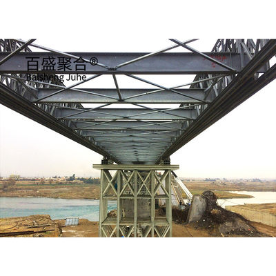 Puente de construcción rápida de truss Bailey con tolerancia ± 1% y grado Q355/ 350/ASTM A992