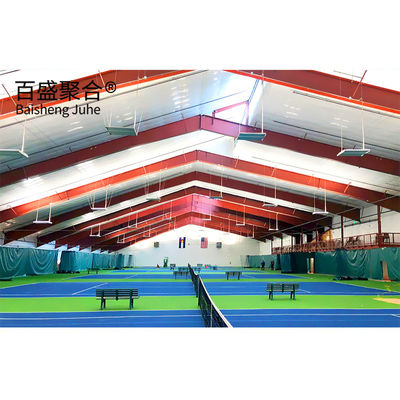 PTFE Estadio deportivo Estructura de acero Construcción Marco luminoso Edificio prefabricado de metal Prefabricado para almacenamiento