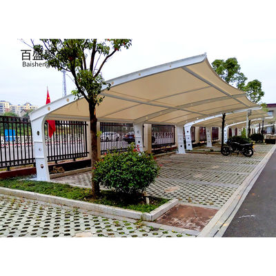 Jardín exterior personalizado Estructura de acero garaje de estacionamiento de coches con diseño moderno