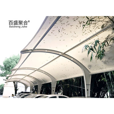 Jardín exterior personalizado Estructura de acero garaje de estacionamiento de coches con diseño moderno