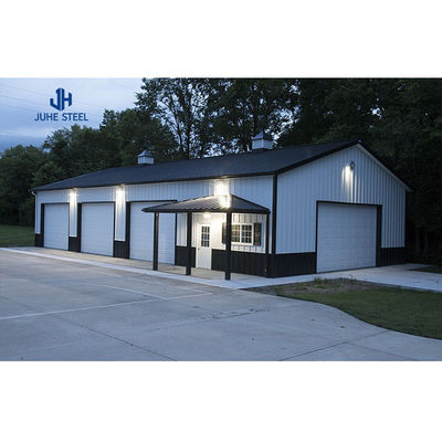 Q235 Q355B Estructura de acero de grado Garage de coches Garage prefabricado para la solución de estacionamiento