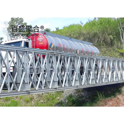 Puente de estructura de acero de panel galvanizado Q355 / grado 350 / puentes portátiles de acero ASTM A992