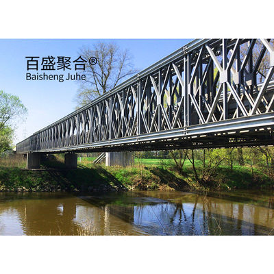 Puente de estructura de acero de panel galvanizado Q355 / grado 350 / puentes portátiles de acero ASTM A992