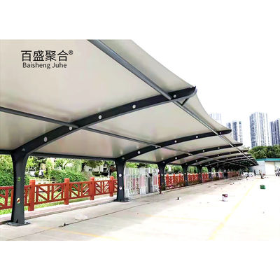 Capuchas de pergola de aluminio a prueba de agua y tratadas térmicamente para estacionamiento de automóviles