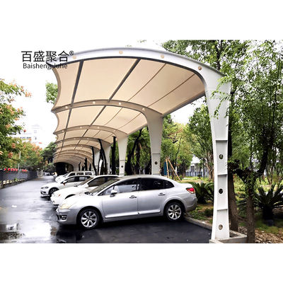 Marco de metal Pergola de aluminio personalizada para garaje Sistema de estanterías de estacionamiento Carports boda