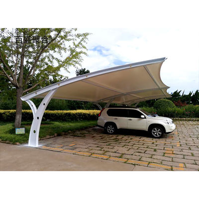 Marco de metal Pergola de aluminio personalizada para garaje Sistema de estanterías de estacionamiento Carports boda