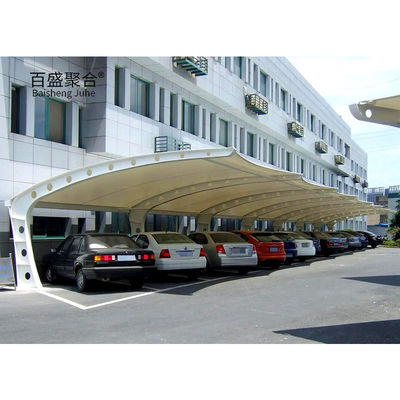 Marco de metal Pergola de aluminio personalizada para garaje Sistema de estanterías de estacionamiento Carports boda