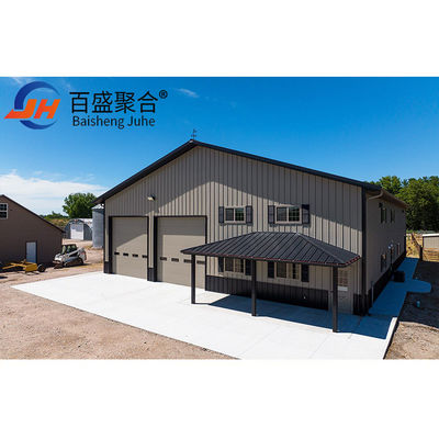 Sección Coulmn estructura principal garaje prefabricado con diseño y norma ASTM