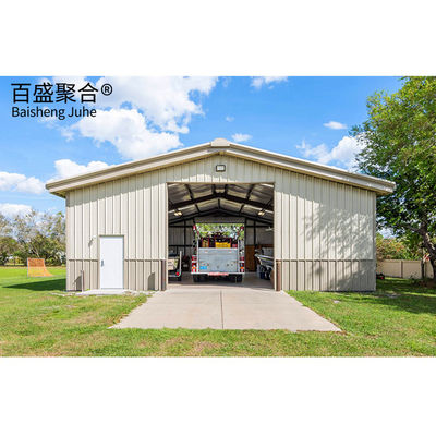 Garage plegable portátil cobertizo de automóviles construcción de acero costo estructura principal tamaño de personalización