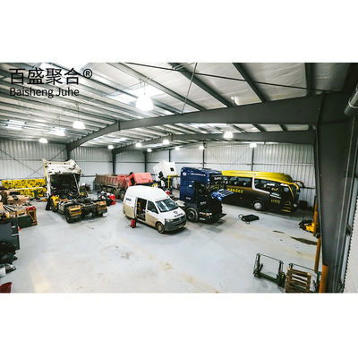 Edificios de acero prefabricados para el mantenimiento de automóviles